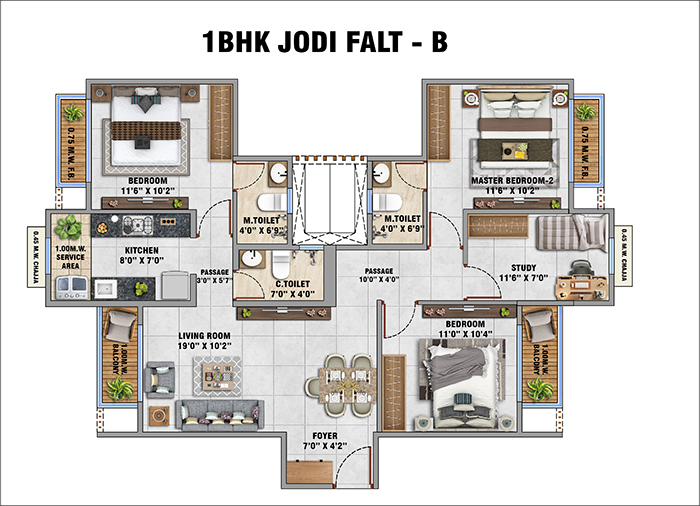 Godrej City Panvel - Master Layout